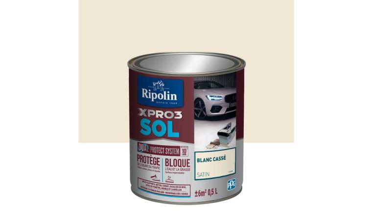 PEINTURE SOL BLANC CASSE 0.5L