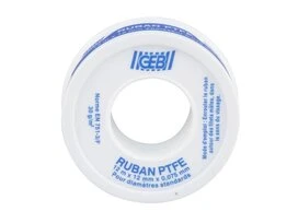 RUBAN TEFLON 12MMX12M ROULEAU