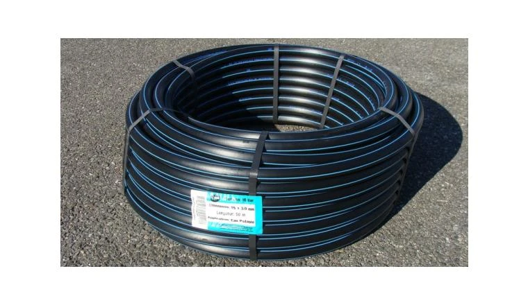 TUYAU POLY 25 BD BLEU 50M