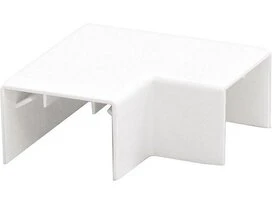 Lot de 2 Angles Plats - Moulures PVC 10 x 20 mm - Ref GPM12205B - Tehalit