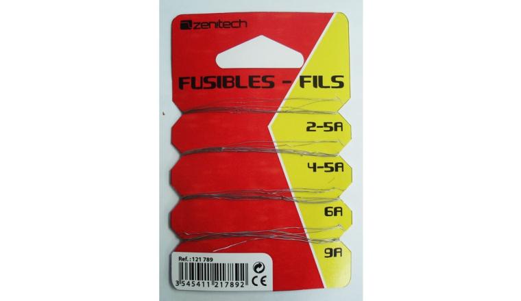 FUSIBLE/FIL PLOMB 2.5/6/10/15A