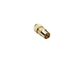 FICHE TV 9.52MM FEM BLINDE OR