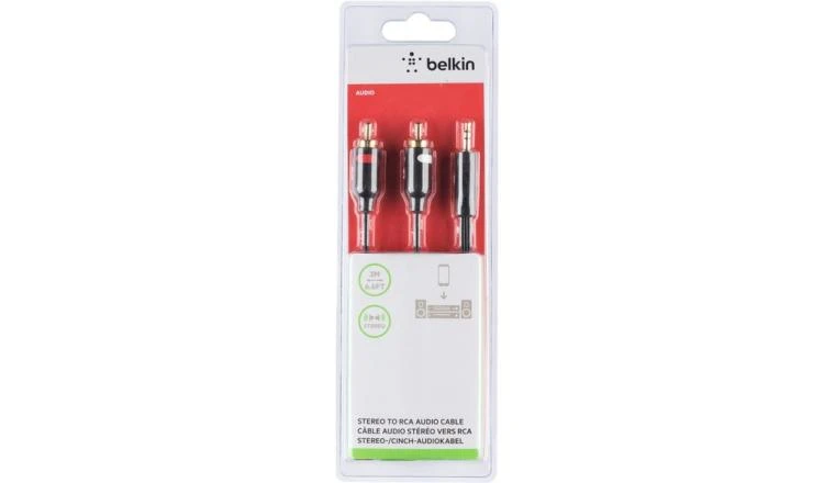 CORDON JACK 3.5/2RCA M NOIR