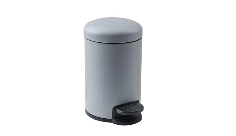 POUBELLE SDB 3L GRIS