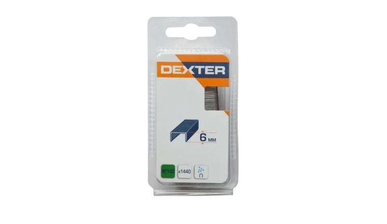 Boîte de 1440 Agrafes n°140 - 6 X 10,6 mm - Dexter