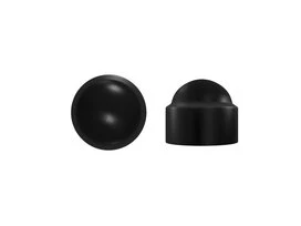 CACHE TETE 6 PAN DIAMETRE 6MM PLASTIQUE NOIR SACHET 4