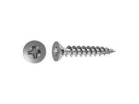 VIS AGGLO TETE FRAISEE POZIDRIV INOX A2 3X20 SACHET 35 PIECES