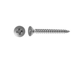 VIS AGGLO TETE FRAISEE POZIDRIV INOX A2 4X50 SACHET 12 PIECES