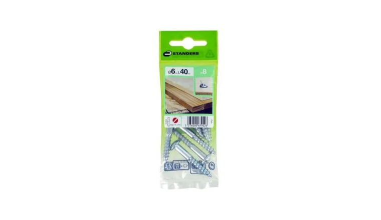 VIS BOIS TRF 6X40 ZN S8