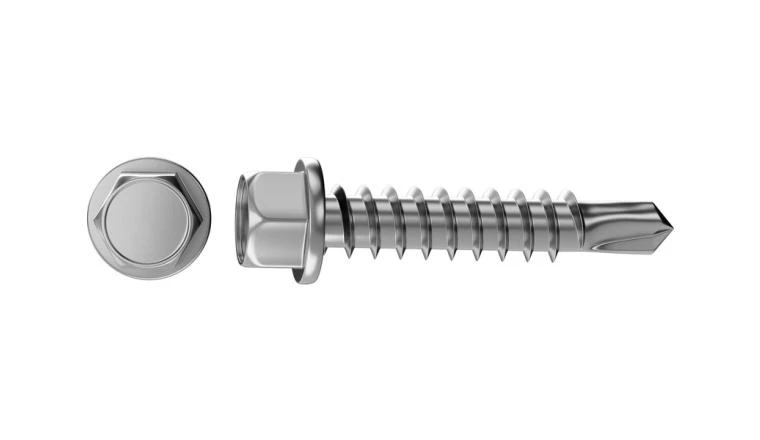 VIS TOLE TETE HEXAGONALE 4.8X38 INOX C1 SACHET 10 PIECES