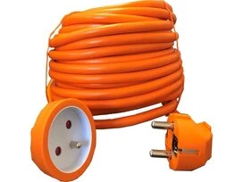 RALLONGE JARD 20M H05VVF 2X1.5 ORANGE