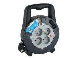 ENROULEUR  5M 4X2P+T +DISJ NR