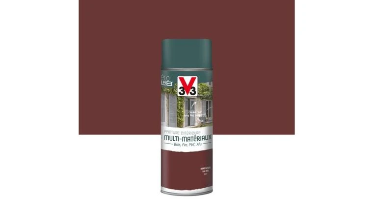 PEINTURE AEROSOL ROUGE BASQUE SATIN V33 400ML