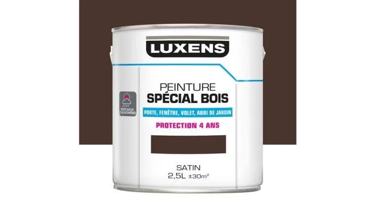 PEINTURE BOIS SAT 2L5 MARRON