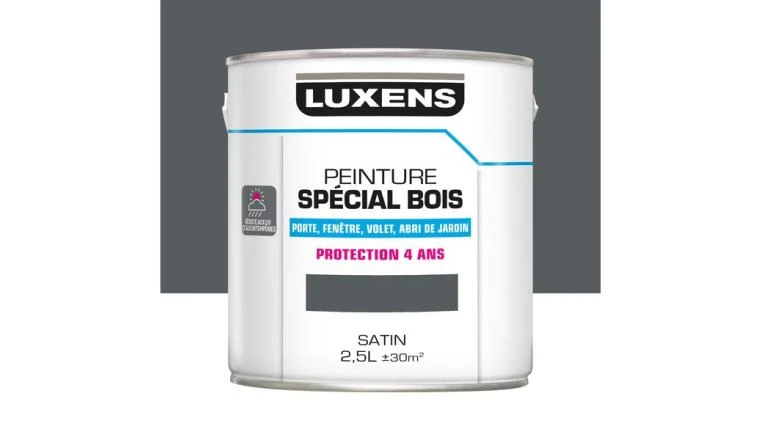 PEINTURE BOIS SAT 2L5 GRS BAS