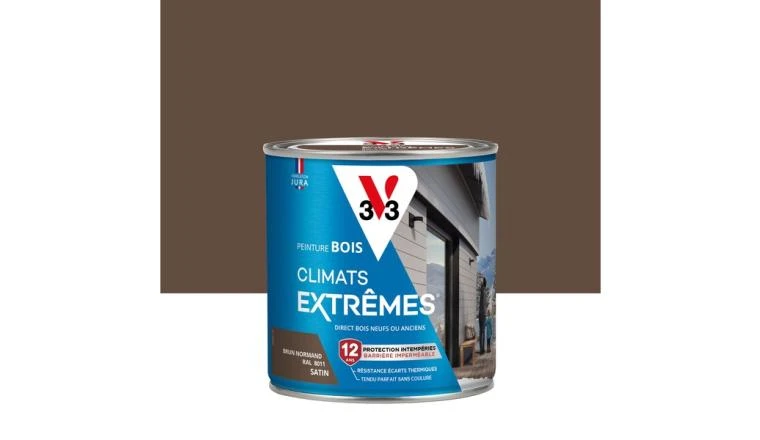 PEINTURE BOIS CLIM EXT 0L5 BRN