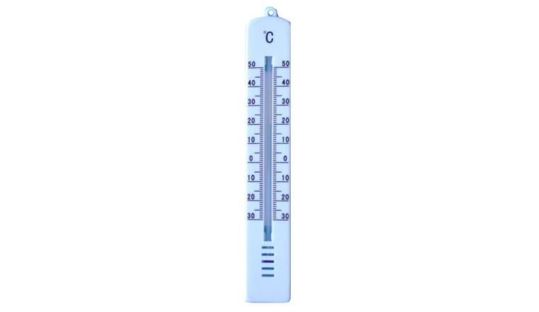 THERMOMETRE PLASTIQUE BLANC