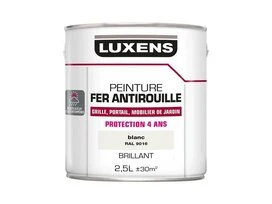 PEINTURE FER BLANC BRI 1P 2.5L