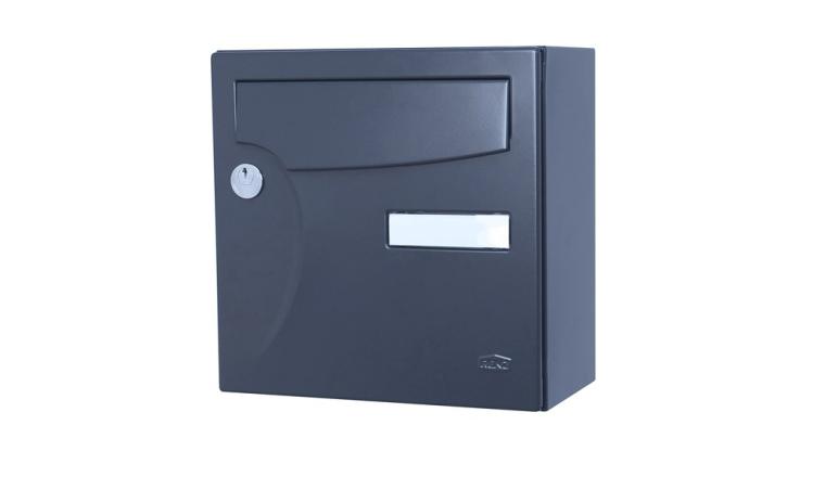 BOITE LETTRE ANIMATION COMPACT 1 PORTE ANTHRACITE