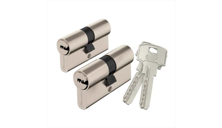 CYLINDRE 30X30 NICKEL STANDERS LOT DE 2