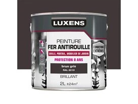 PEINTURE FER CE GRIS 1 BRIL 2L