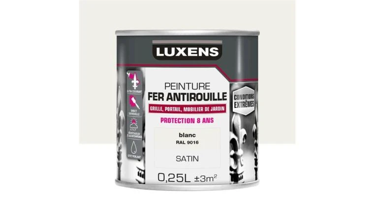 PEINTURE FER CE BLANC SAT 250L