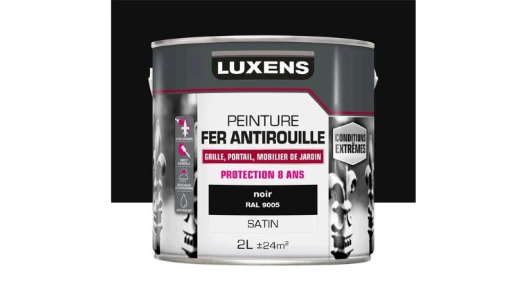 PEINTURE FER CE NOIR 0 SAT 2L