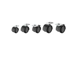 ROULETTE PLATINE 40 PIVOT NOIR VOIR 64020
