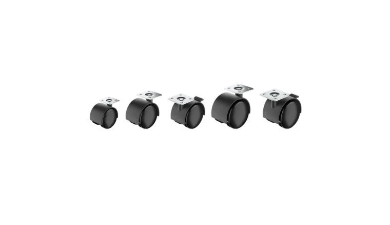 ROULETTE PLATINE 40 PIVOT NOIR VOIR 64020