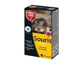 Pâte anti souris Protect expert  12 sachets