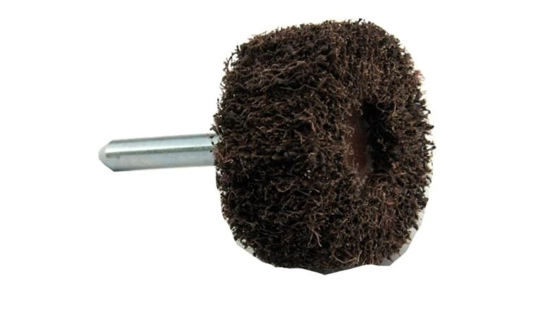 ROUE MOUSSE ABRASIVE POUR METAL 60X40 GRAIN 80
