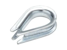 COSSE-COEUR ACIER ZINGUE POUR CABLE DE 12MM