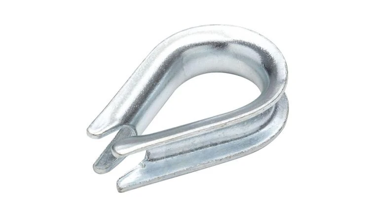 COSSE-COEUR ACIER ZINGUE POUR CABLE DE 12MM