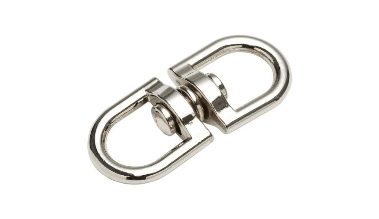 TOURET DOUBLE OEIL ZAMAK NICKELE 50KG 4X13MM STANDERS