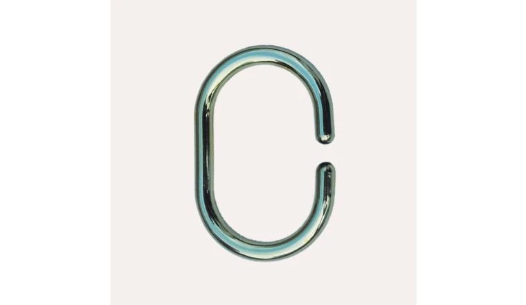 ANNEAU BARRE DOUCHE CHROME X12