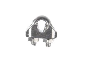 SERRE-CABLE ETRIER INOX A2 POUR CABLE 3/4MM X2