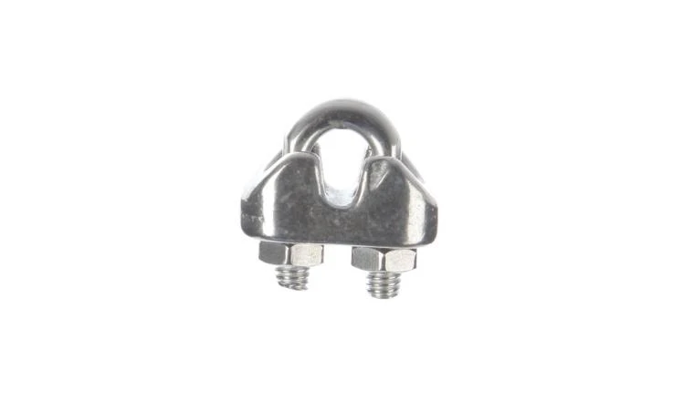 SERRE-CABLE ETRIER INOX A2 POUR CABLE 3/4MM X2