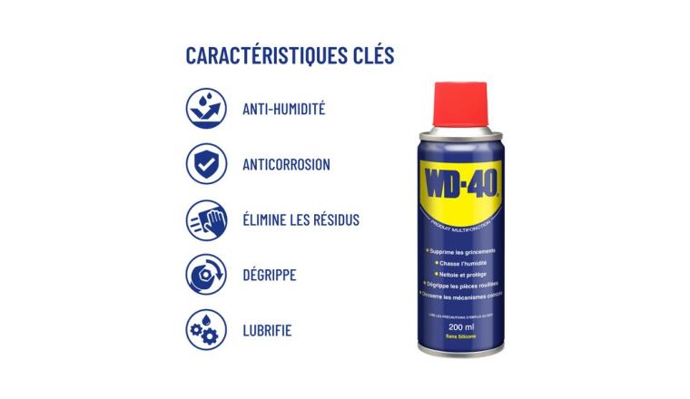 LUBRIFIANT MULTI F 200ML WD40