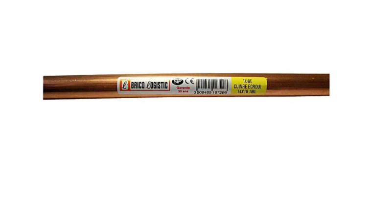 TUBE CUIVRE ECROUI 1M 14X16 BA