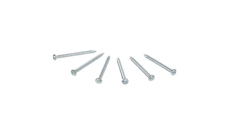 VIS LONGUE GRIS ALU LOT 6 POUR ELECTRICITE
