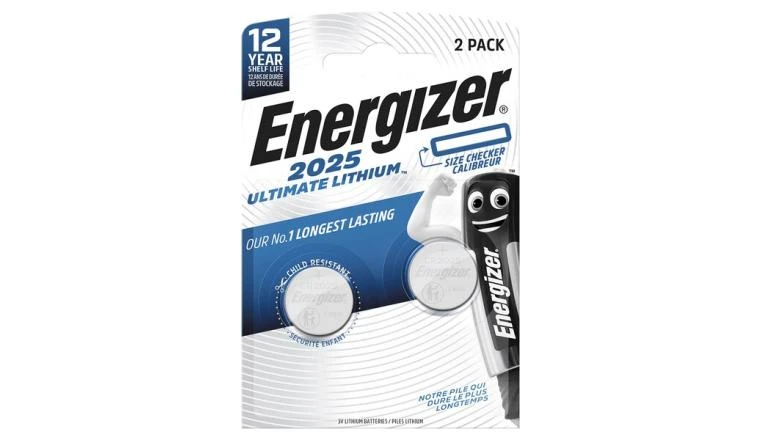 PILES BOUTON 2025 LITHIUM CR2025 DL2025 3V ENERGIZER X2
