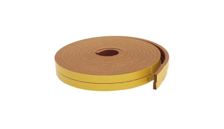 JOINT ISOLATION PORTE ET FENETRE 1MM 6M MARRON
