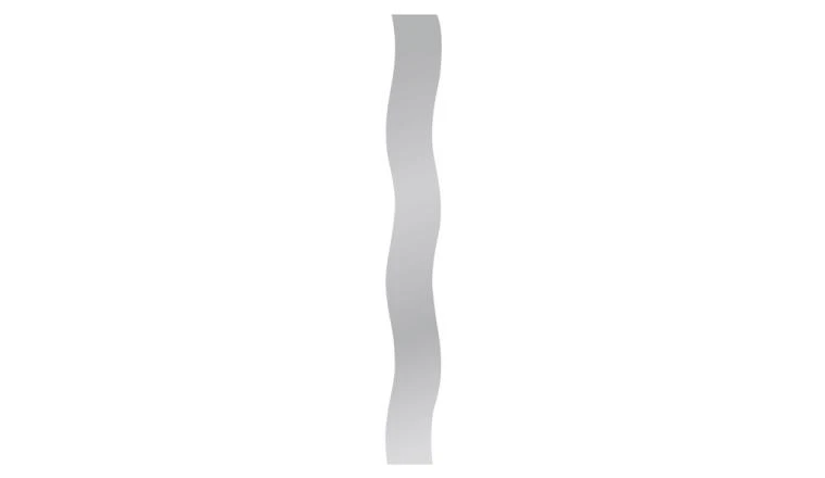 MIROIR SDB 160X20 VAGUE POLI