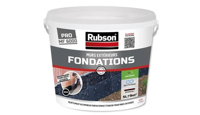 Revêtement d'étanchéité pour murs extérieurs 5l Rubson