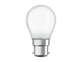 AMPOULE LED SPHERIQUE VERRE DEPOLI 4W 40 B22 CHAUD