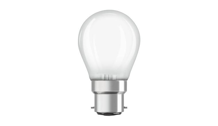 AMPOULE LED SPHERIQUE VERRE DEPOLI 4W 40 B22 CHAUD