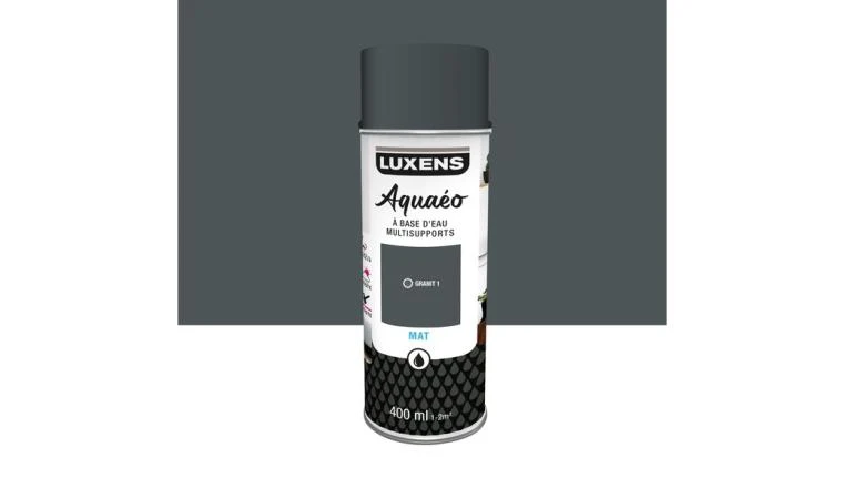 PEINTURE AERO GRIS MAT 0.4L LUXENS
