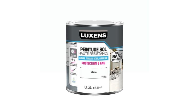 PEINTURE SOL HAUTE RESISTANCE LUXENS 0L5 BLANC