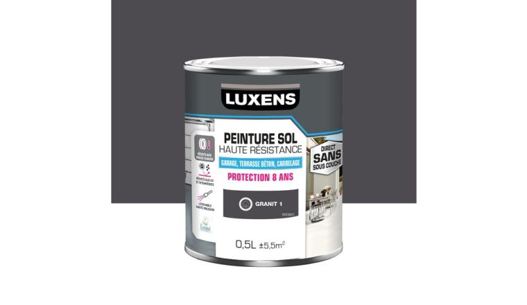 PEINTURE SOL HAUTE RESISTANCE LUXENS 0L5 GRANIT 1