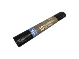 Lot de 10 Sacs Poubelle 100L Noirs